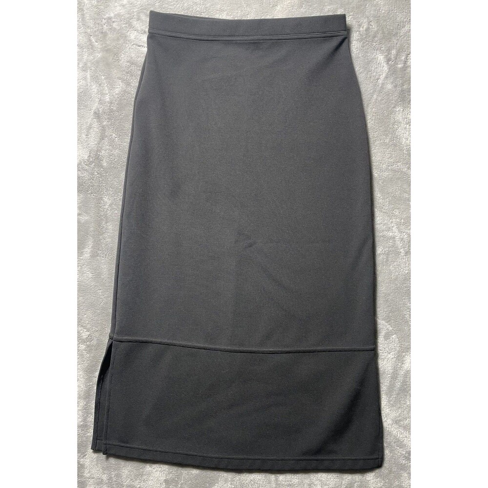 Vintage Carolina Blues Girls Y2K Long Black Skirt Stretch Waist Size L(12/14)